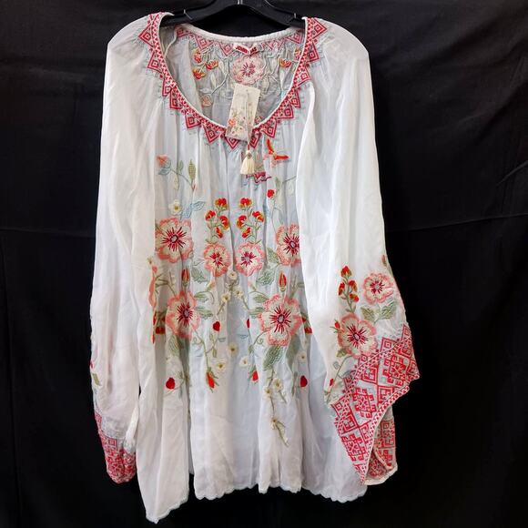 Johnny Was Women's The Grace Top Floral Embroidered Blouse Plus Size XXL NWT - Picture 2 of 10